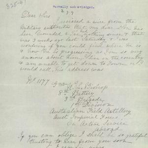 Soldier packet page