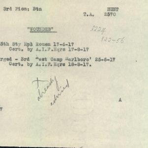 Soldier packet page