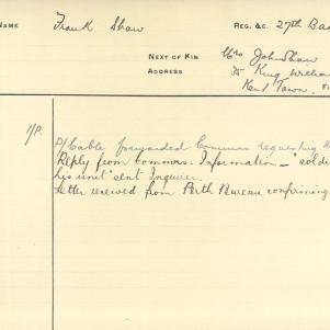 Soldier packet page