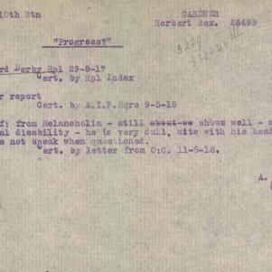 Soldier packet page
