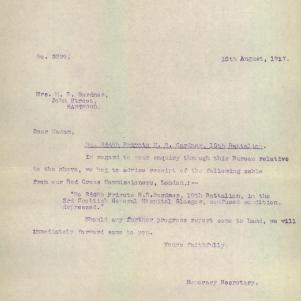 Soldier packet page
