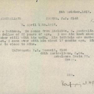 Soldier packet page