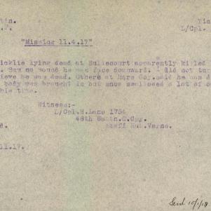 Soldier packet page