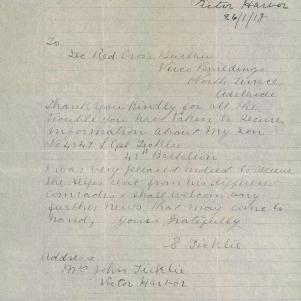 Soldier packet page