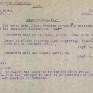 Soldier packet page