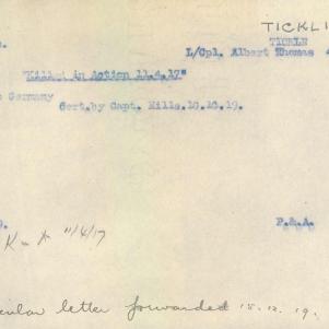 Soldier packet page