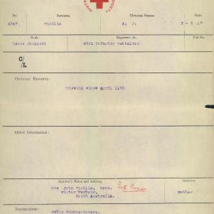 Soldier packet page