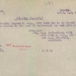Soldier packet page