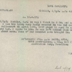 Soldier packet page