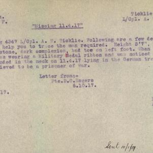 Soldier packet page