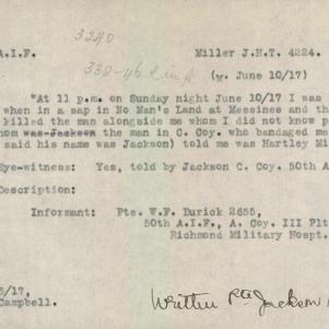 Soldier packet page
