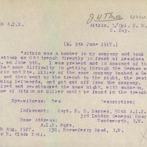 Soldier packet page