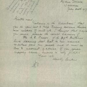Soldier packet page