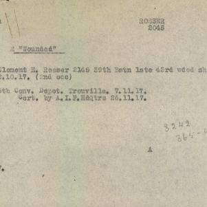 Soldier packet page