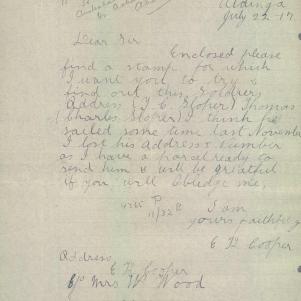 Soldier packet page