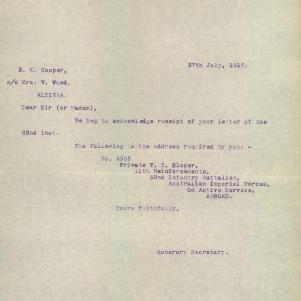 Soldier packet page