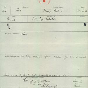 Soldier packet page
