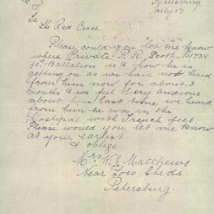 Soldier packet page