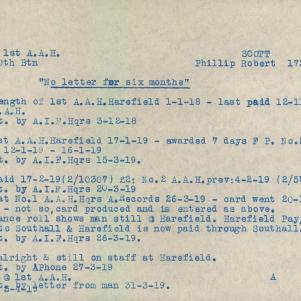 Soldier packet page