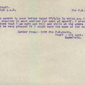 Soldier packet page