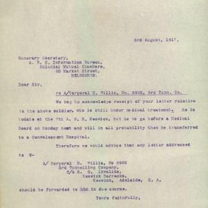 Soldier packet page