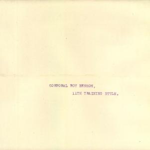 Soldier packet page