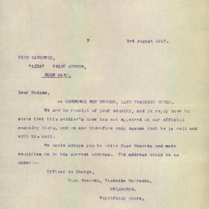 Soldier packet page