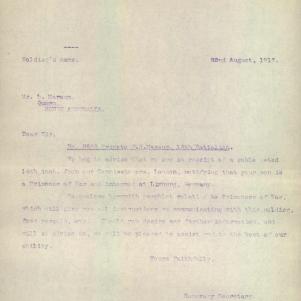 Soldier packet page