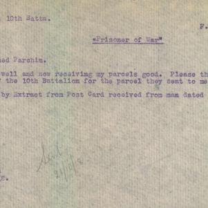 Soldier packet page