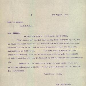 Soldier packet page