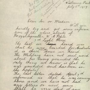 Soldier packet page