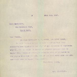 Soldier packet page
