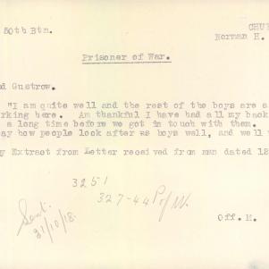Soldier packet page