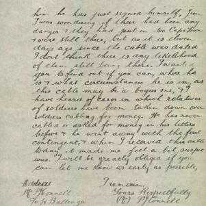 Soldier packet page