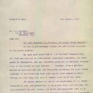 Soldier packet page