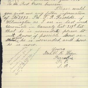 Soldier packet page