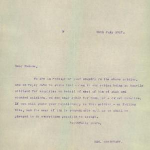 Soldier packet page