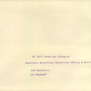 Soldier packet page