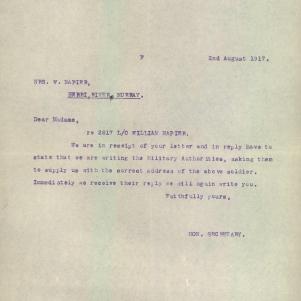 Soldier packet page