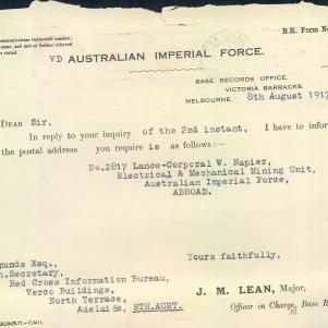 Soldier packet page