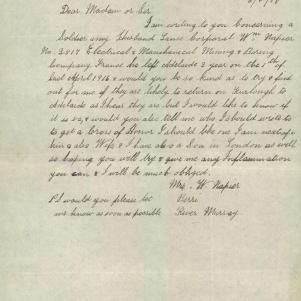 Soldier packet page