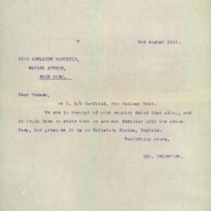 Soldier packet page