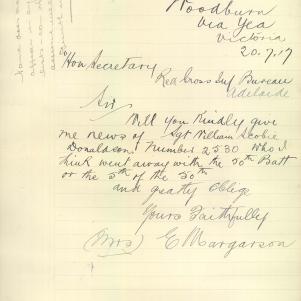 Soldier packet page