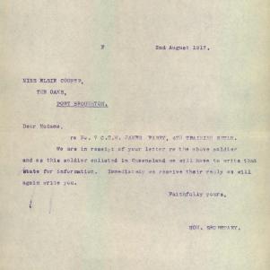 Soldier packet page
