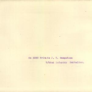 Soldier packet page