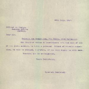Soldier packet page