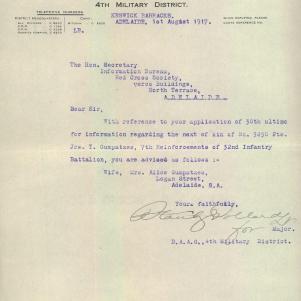 Soldier packet page