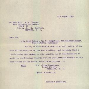 Soldier packet page