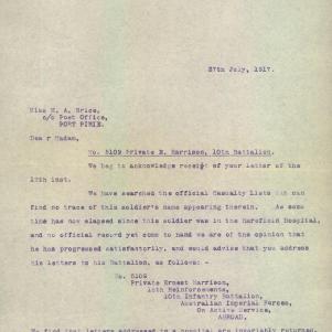 Soldier packet page