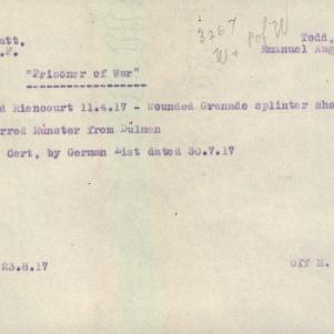 Soldier packet page